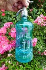 siphon eau de seltz. Superbe marquise graphisme ANCRE. MARNE.