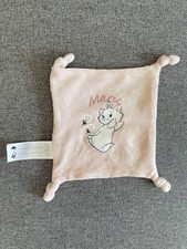 DOUDOU PLAT CARRÉ ROSE CHAT