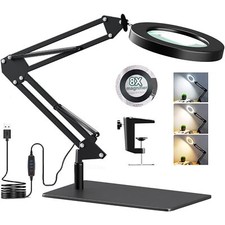 Lampe de Bureau avec Loupe 8X