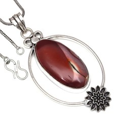 Collier cheval sauvage jaspe