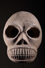 Masque africain Cimier squelette Tiv 2321