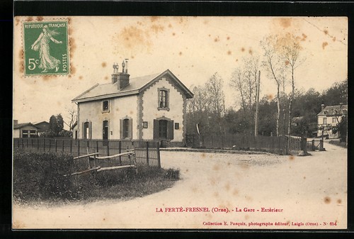 Cpa ferté fresnel la - cpa,