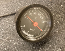Junkers Bosch Boiler Pressure and Temperature Gauge PN: 8717208027 ZR/ZSR/ZWR