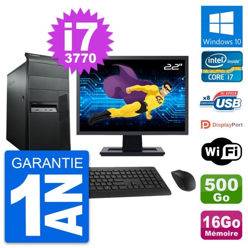Tour lenovo m92p ecran - tour, 22"