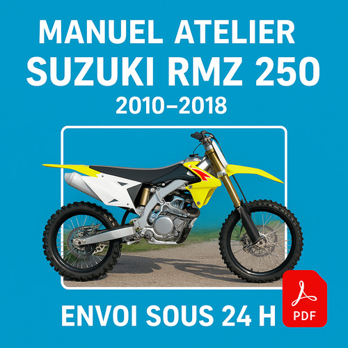 Manuel atelier suzuki rmz 250 - suzuki,