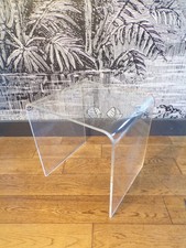 TABLE BASSE PLEXIGLAS
