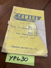 Yamaha TY50 1F4 TY50M 167 liste catalogue pièces détachée  TY 50