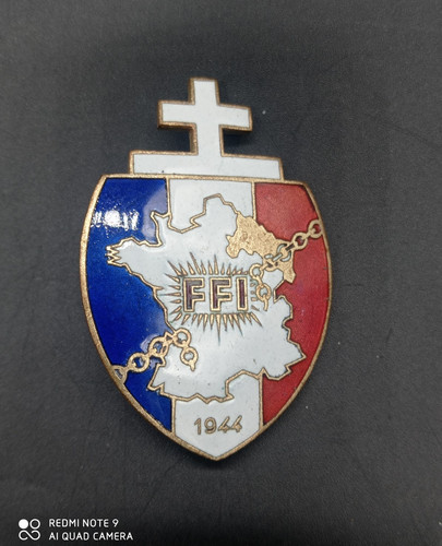 Insigne ffi 1944 résistance - 1944,