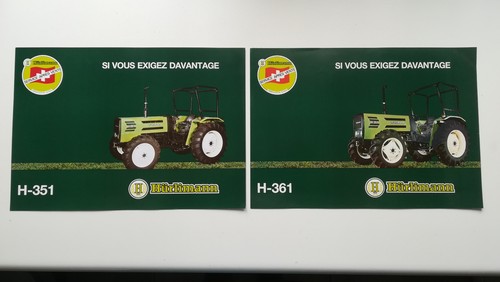 Lot prospectus tracteurs - de,