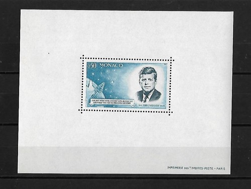 Bloc feuillet rare monaco - -,