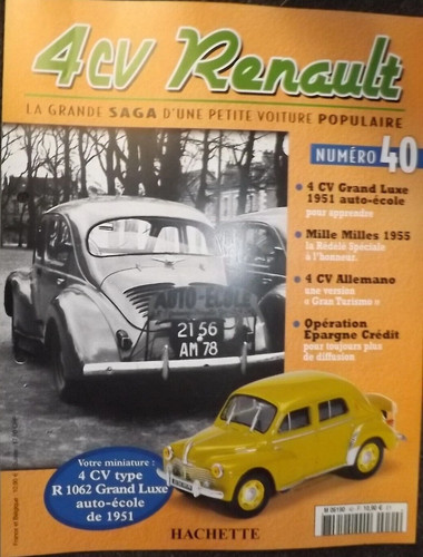 Fascicule 4cv renault la - 4cv, n
