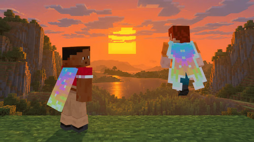 Minecraft aurora cape - aurora,