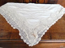 superb embroidered book days and embroidery. TABLECLOTH . FICHU. CHALE