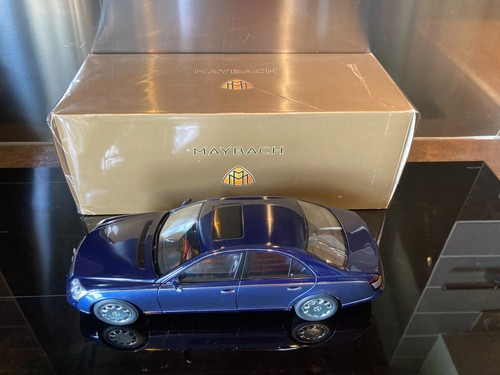 Maybach blue 18 autoart - blue,