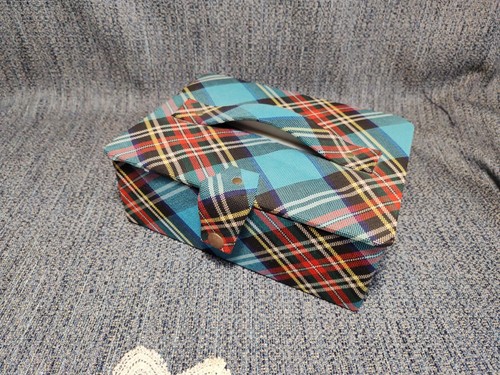 Vintage sewing storage box - vintage,