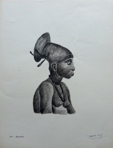 Scene africaine dessin - scene,