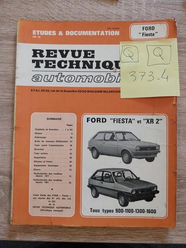 Revue technique ford fiesta - ford,