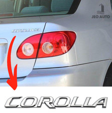 EMBLEM BADGE REAR BACK LETTERS for TOYOTA COROLLA 2004 2005 2006 2007 2008
