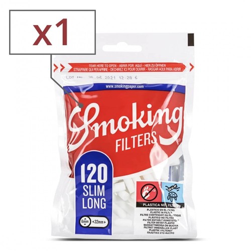 Sachet 120 filtres smoking - sachet,