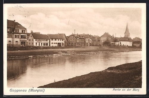 Carte postale gaggenau partie - carte, gaggenau,