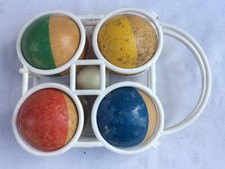 JEU DE BOULES EN BOIS - JOUET