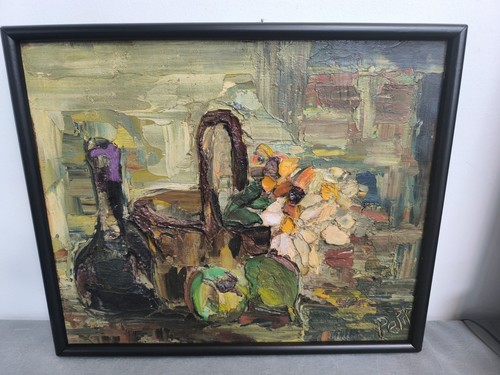 Tableau peinture huile sur