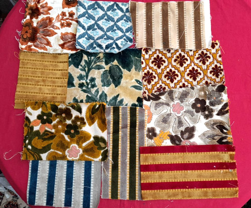 Lot petits coupons tissu - lot,