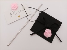 Bracelet Tennis Cubic Zirconia 4A Gem‑Quality 2 mm Argent Sterling Unisex