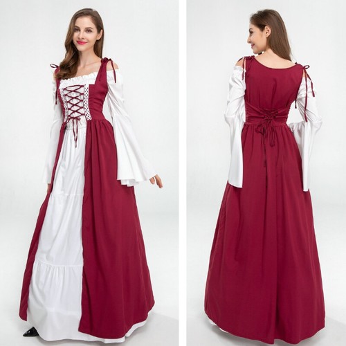 Femme médiéval robe longue - médiéval,