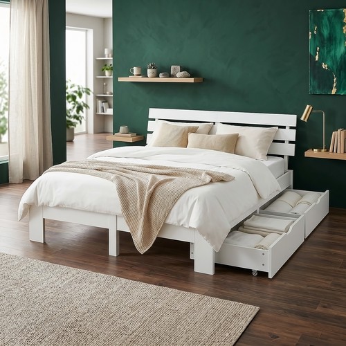 Cadre lit double 140x200 - cadre, de
