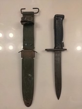 Genuine Vietnam M6 MILPAR COL Fighting Knife Bayonet With USM8A1 Scabbard