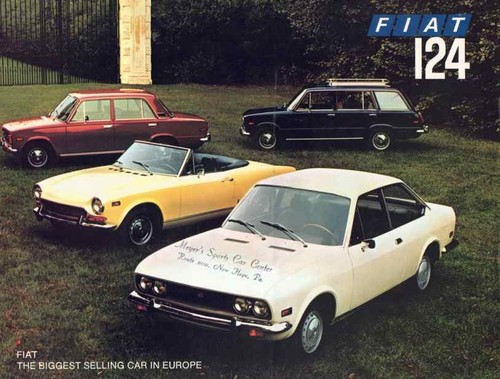 Catalogue brochure fiat 124 - fiat,