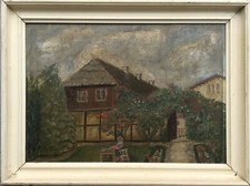 Peinture À L'Huile Vieux