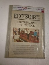 Tintin - Éco-Soir 26 Juin 1992 - Voir photo !!!