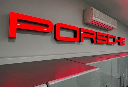 Lettrage porsche 310cm - ,