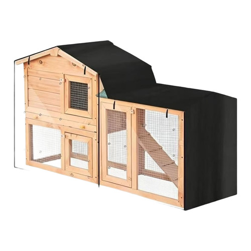 Housse triangle clapier lapin