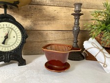 1025⚜️ Old ceramic coffee filter holder height 10 cm