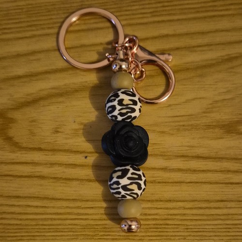 Porte clés perles - perles, motif
