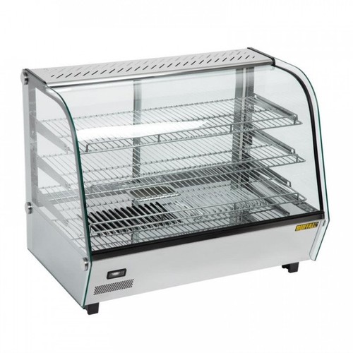 Vitrine inox chauffante 160