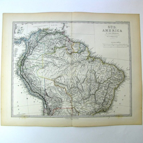 Carte map sud america - map,