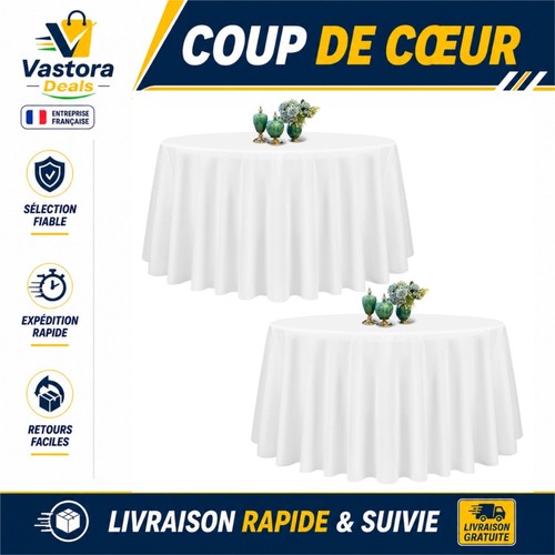 Lot nappes rondes - nappes,