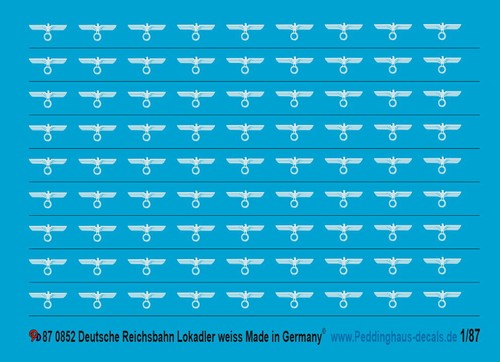 Peddinghaus decals 0852 - 1/87,