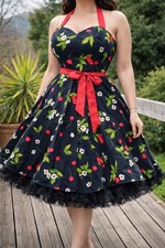 Robe Rockabilly Cerises &