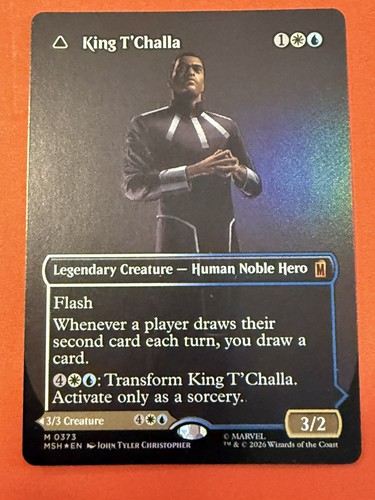 Mtg marvel king t - mtg, t’challa
