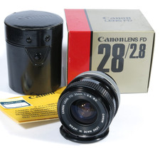 PRL) CANON LENS FD 28mm f/ 2.8
