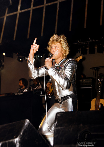 Photo johnny hallyday - a4,