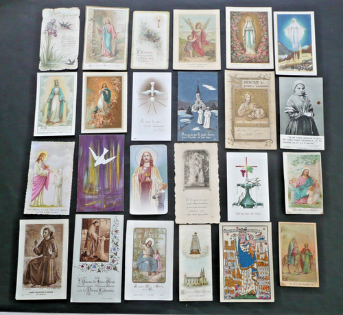 Lot images pieuses - lot, de
