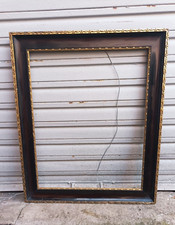 Grand cadre laqué brun foncé