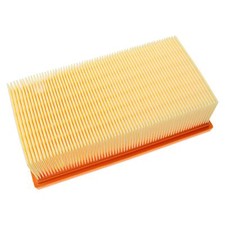 Filtre plissé plat pour