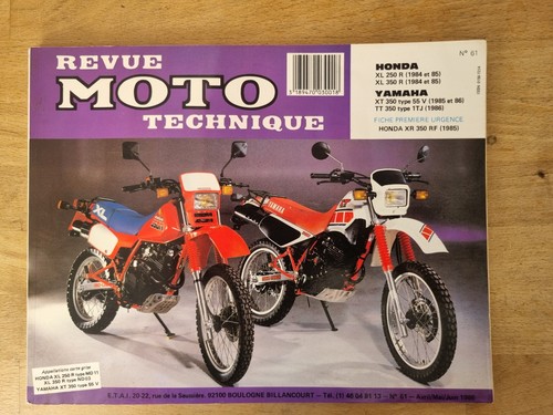 Revue technique moto 61 - moto, n°